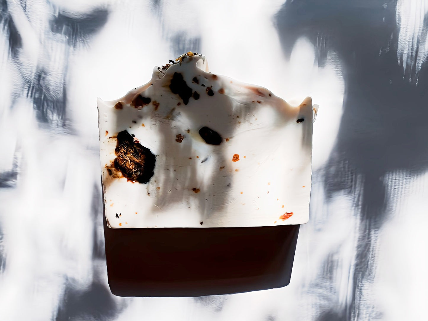 The Bare & Beautiful Bar: Cold Processed Double Butter Bar with Ghanian Black Soap.