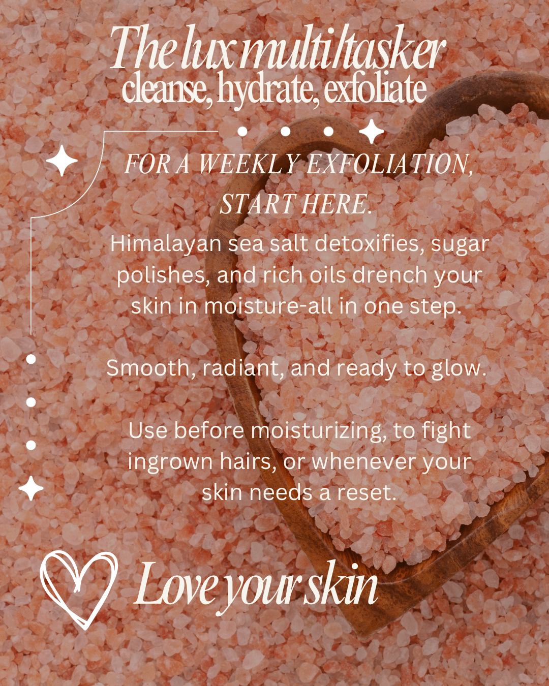 Sugar with Himalayan Sea Salt Scrub <Detox>