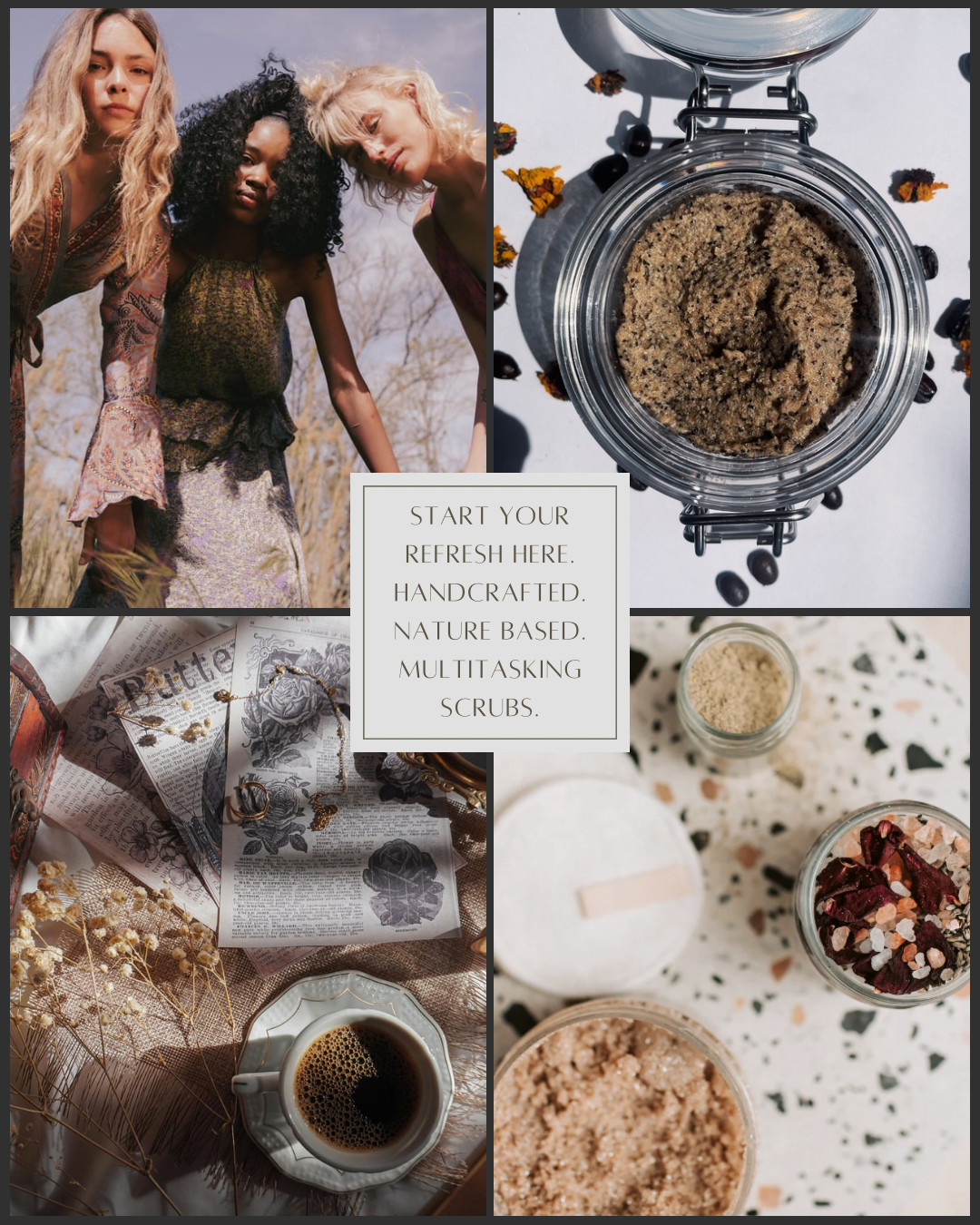 Sugar with Local Fair Trade Coffee Scrub <Tighten>