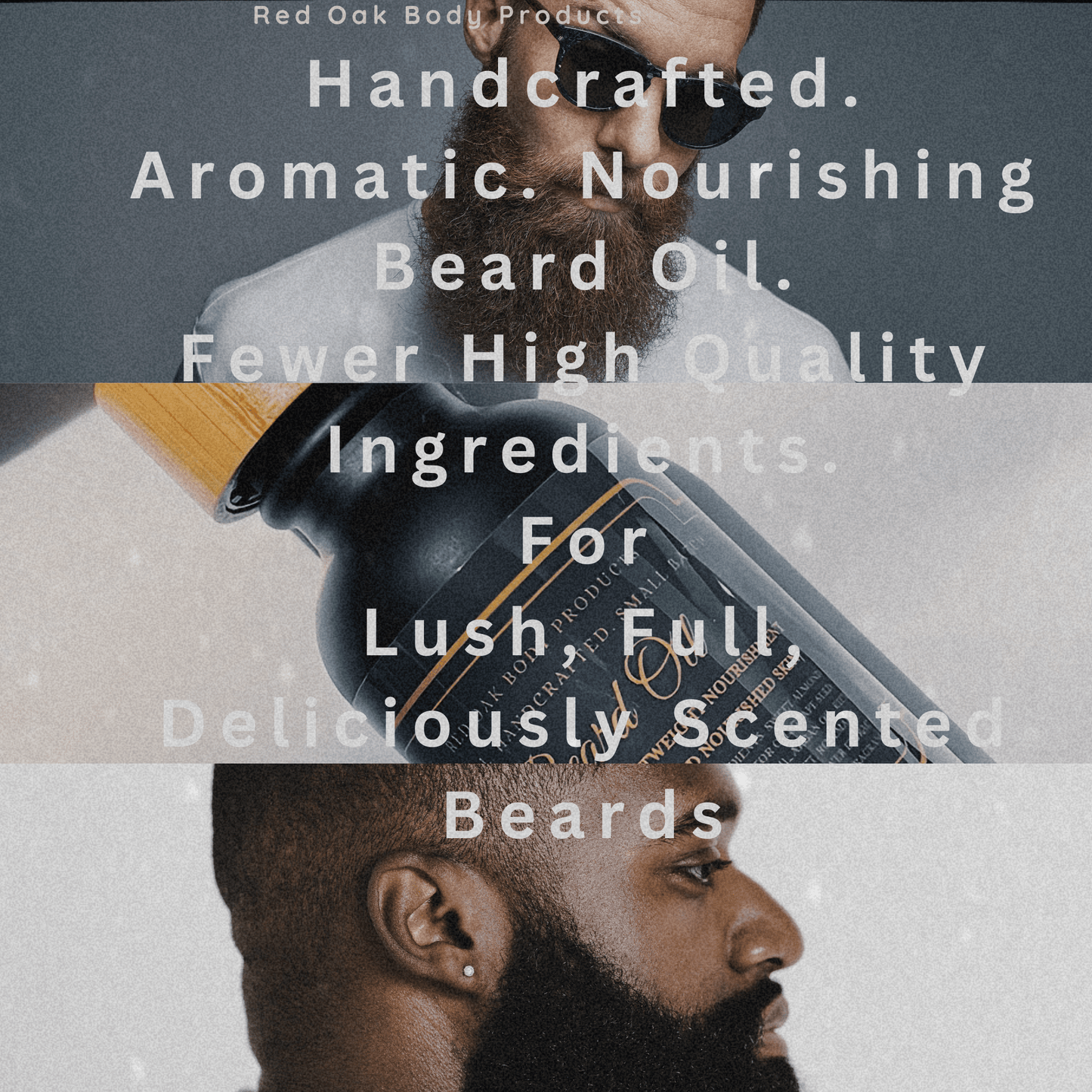 Lightweight & Nourishing Beard Oil. For Softer, Deliciously Scented Beards & Skin - Red Oak Body Products