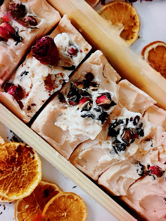 The Lover Bar – Rose Clay Double Butter Soap Meets Refreshing Spring Florals & Citrus - Red Oak Body Products