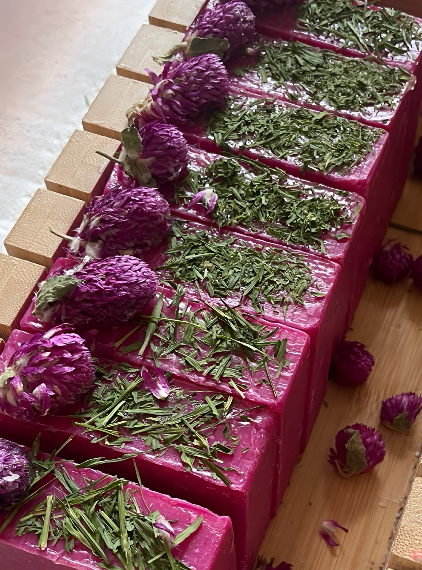 The Summer Jam Bar – Raspberry Soap with Shea Butter - Red Oak Body Products