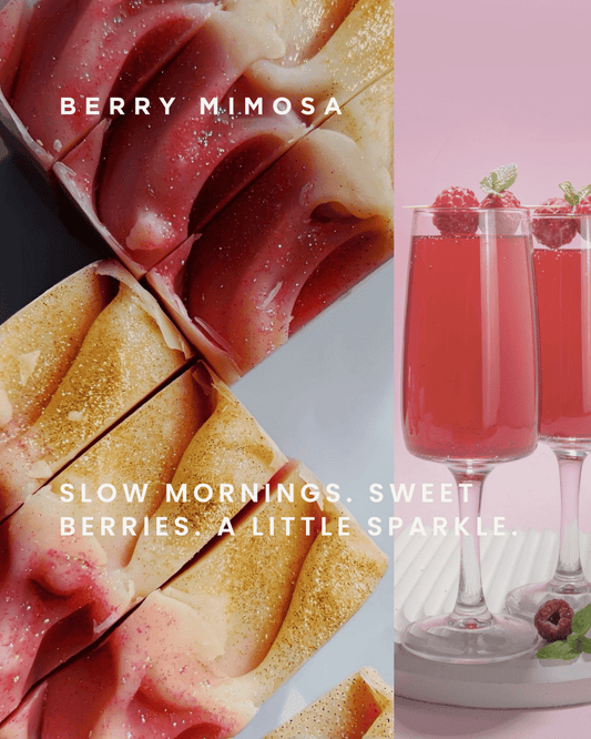 Berry Mimosa | Berries and Cream Soap Bar - Red Oak Body Products