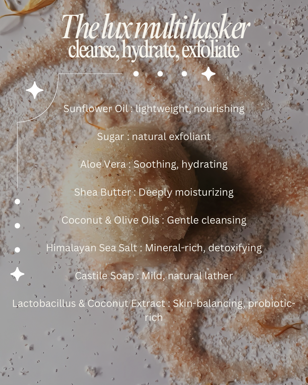 Sugar with Himalayan Sea Salt Scrub <Detox>