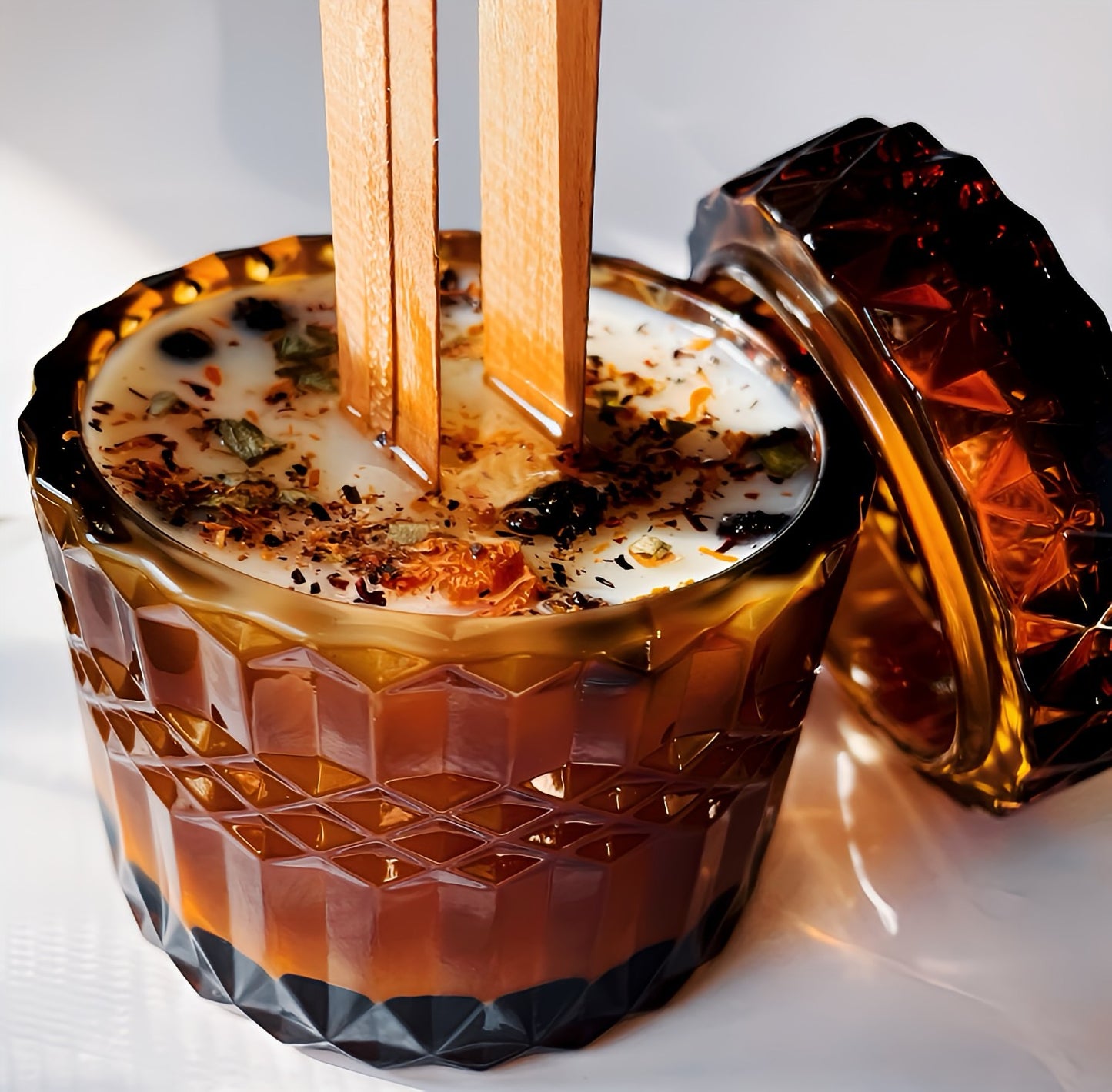 Red Oak — Clean - Burning Coco Apricot Crème Candles - Red Oak Body Products